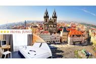 zľava 3 alebo 4 dňový pobyt pre 2 osoby v Hoteli Juno neďaleko centra Prahy