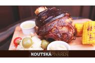 zľava 2kg grilované bravčové koleno alebo rebierka s výborným českým pivom Kout v centre Bratislavy