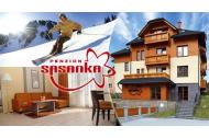 zľava 3 alebo 7 dňový pobyt pre 4 osoby v apartmánoch s kuchynkou, zľavou na wellness a lyžiarsky vlek v Penzióne Sasanka neďaleko lyžiarskeho raja Snow Paradise Veľká Rača Oščadnica