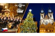 zľava Adventný víkend v Prahe pre dvoch, rozsvietenie stromčeka a Vianočný koncert Carmina Bohemica