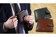 zľava Elegantná pánska kožená peňaženka - na výber v dvoch farbách