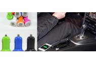 zľava Car Charger Double - Dvojitá Univerzálna mini USB autonabíjačka vhodná pre nabíjanie  vašich zariadení v aute