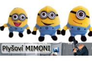 zľava Žltí vtipní plyšoví MIMONI