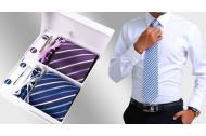 zľava Kravata - Elegantný pánsky darčekový set