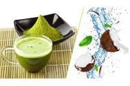 zľava Blahodarný zelený japonský čaj 100 % BIO MATCHA alebo kokosová voda COCOnatural plná vitamínov
