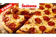 zľava Chrumkavá a veľká pizza v pube Šenkovna v Košiciach - na výber z 10 druhov