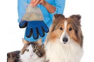 zľava - Gumová vyčesávacia (masážna) rukavica pre zvieratá