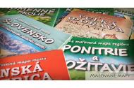 zľava Maľované mapy Slovenské regióny od vydavateľstva CBS - vyberte si skladanú alebo laminovanú mapu