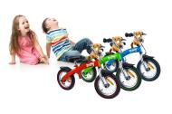 zľava Fantastické odrážadlo a bicykel PONY 6v1 s vodiacou rúčkou pre rodiča, pomocnými kolieskami a plyšovou hračkou