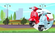 zľava Elektrická motorka pre deti VESPA vhodná od 3 rokov