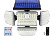 zľava - Nová - Solárna lampa so 181 LED a externým panelom...