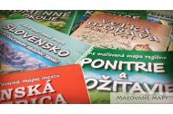 zľava - Maľované mapy Slovenské regióny od vydavateľstva CBS - vyberte si skladanú alebo laminovanú mapu
